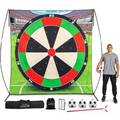 GoSports 10 FT Chip N' Stick Soccer Darts - Giant Kick Game Multicolor