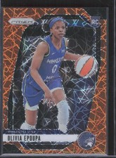 2024 Panini Prizm WNBA #95 Olivia Epoupa RC Orange Velocity Prizms - Lynx