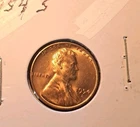 1954S Lincoln Cent Brilliant Red. Uncirculated