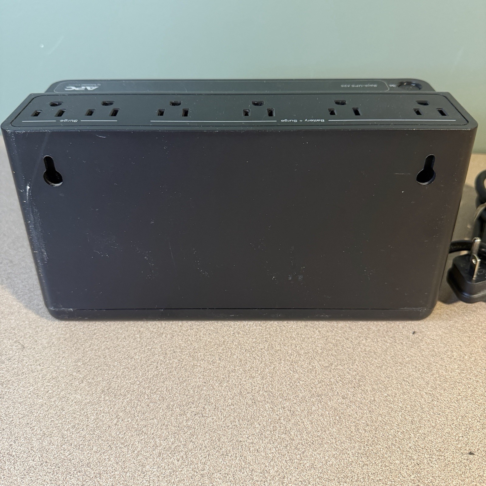 APC Back-UPS 425 Battery Back Up + Surge Protector BE425M Schneider Electric