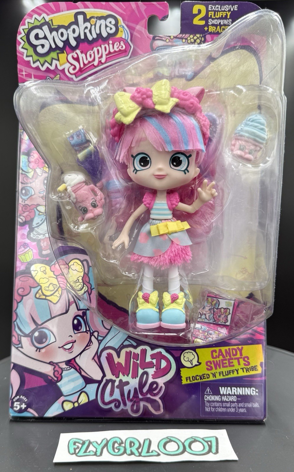 Shopkins Shoppies Wild Style Candy Sweets Doll Figure NIB Fl