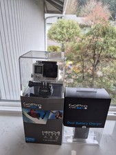 GoPro HERO4 Silver Edition Action Camera Camcorder  dual battery charger PACK