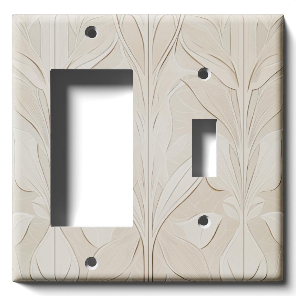 - Beige Art Nouveau