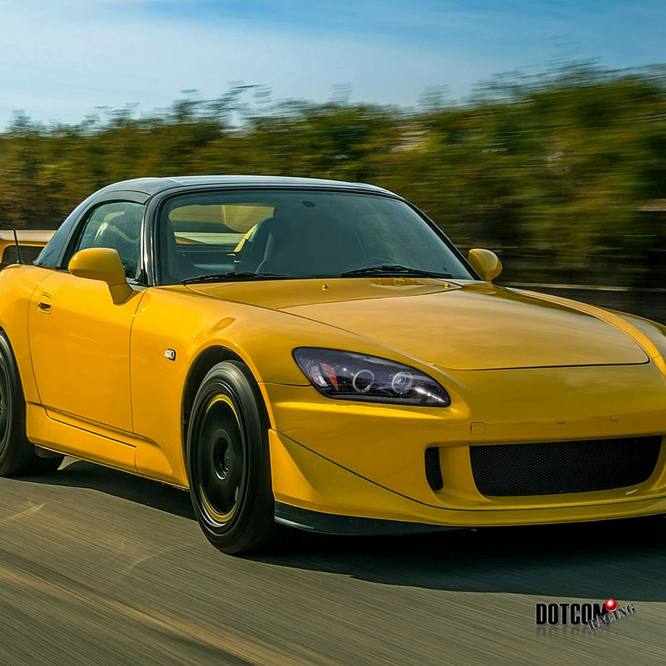 Fit 2000-2003 Honda S2000 AP1 Black Smoke LED Halo Projector Headlights Lamps - Изображение 2 из 4