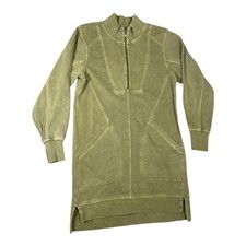 Daily Practice By Anthropologie Women’s Olive Green Sweatshirt Dress Small