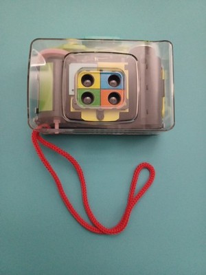 Lomography Action Sampler Flash 35mm Camera w/ 4 Lenses 1 Shot 4 Images 