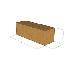 150 18x6x6 Kraft Brown Corrugated Shipping Boxes 32 ECT Single-Wall New
