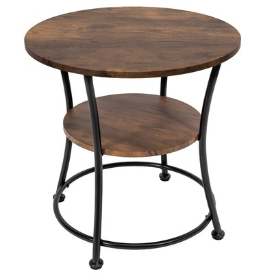 Couchtisch Kaffeetisch Sofatisch Beistelltisch + Ablage LOFT Wohnzimmer hoch55cm
