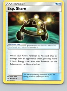 Exp. Share 118/149 Sun & Moon Base Set Uncommon Trainer