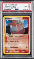 Pokemon Camerupt Holo Crystal Guardians 3/100 PSA 10 Gem Mint on eBay
