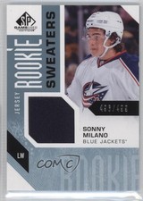 2016-17 SP Game Used Rookie Sweaters 496/499 Sonny Milano #RS-SM tg9