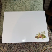 Vintage Corning Ware Spice of Life La Sauge Counter Saver Cutting Board 10 x 14