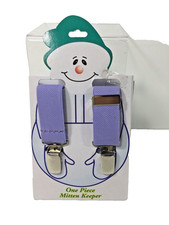 One Piece Mitten Keeper, 48" Long, Purple, NEW