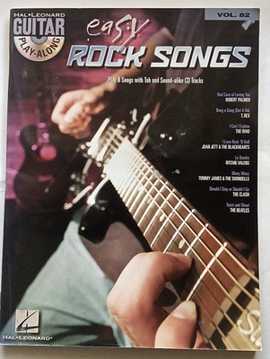 EASY ROCK SONGS: Guitar Play-Along Volume 82  w/ New CD Hal Leonard