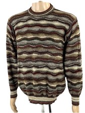 Intiwara Alpaca Vintage Mens Jumper Sweater Medium M 100 Alpaca Multicoloured