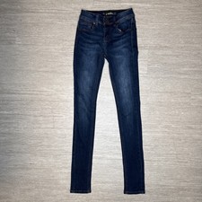 Indigo Rein Size 0 W23 L27 Dark Blue Wash Womens Juniors Skinny Jeans DE5491C253