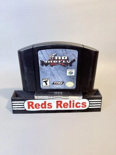 WWF No Mercy (Nintendo 64) USA-1 Authentic Cartridge RARE - Excellent Condition