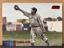 2020 Topps Stadium Club - Babe Ruth #3 Red Foil