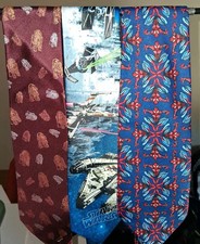 Novelty Comic Star Wars Marvel Spiderman Kaleidoscope R2d2 Silk Poly X Wing Lot