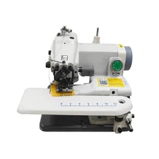 Blindstitch Hem Chain Stitch Sewing Machine 110V LWx6T Stitch Length:3-8mm 120W