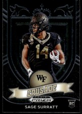 2021 Panini Prizm Draft Picks Crusade Sage Surratt Wake Forest Demon Deacons
