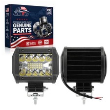 2X 4 Inch LED Work Cube Light Bar Pods fog Lamps for Pickup SUV UTV 4WD offroad