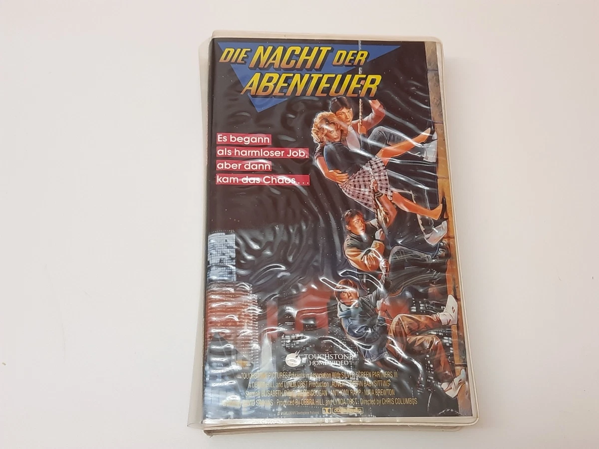 Die Nacht der Abenteuer 1987 VHS German PAL Video Großbox Elisabeth Shue Disney