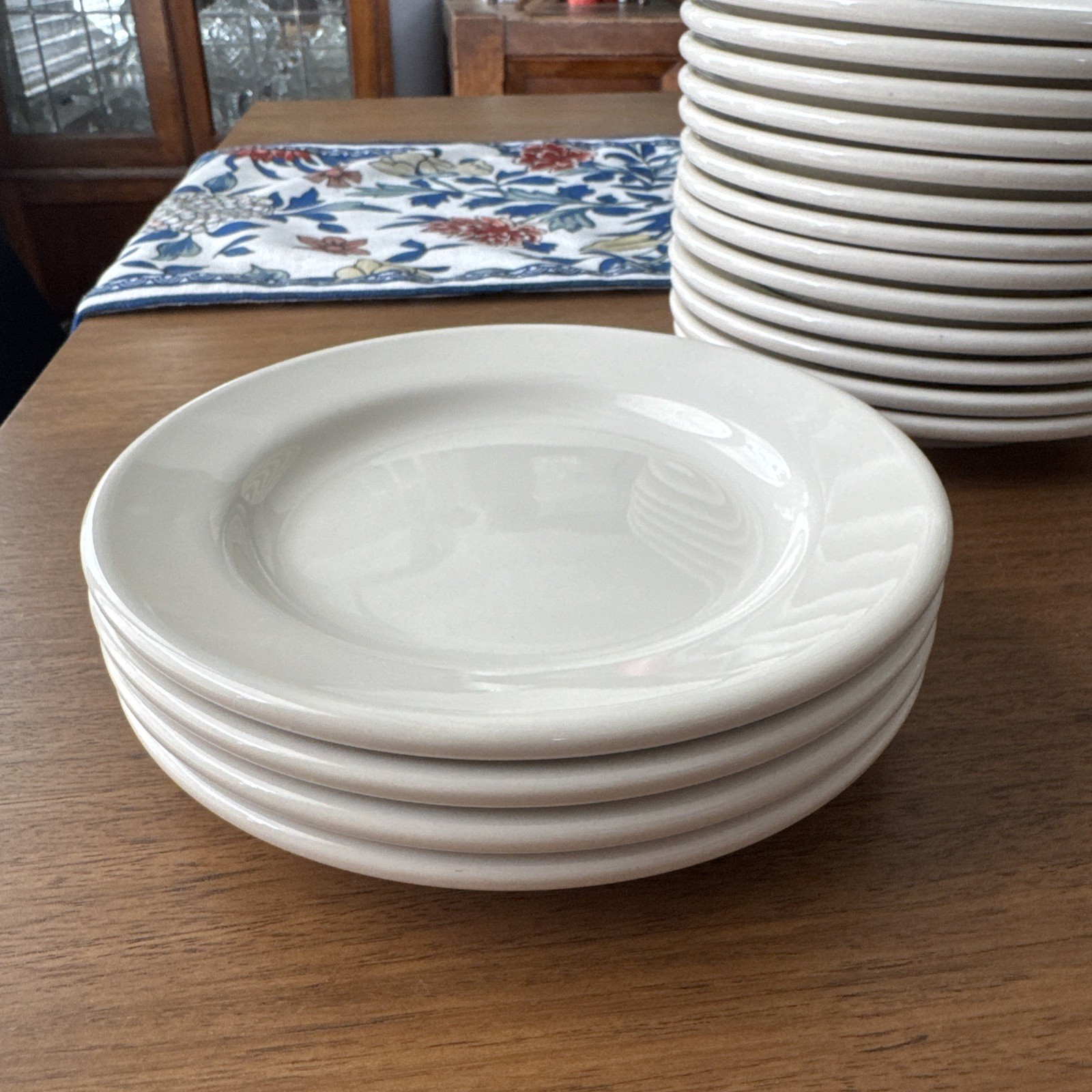 Set-4 Vintage Homer Laughlin HLC Off White Restaurant Diner Ware 6