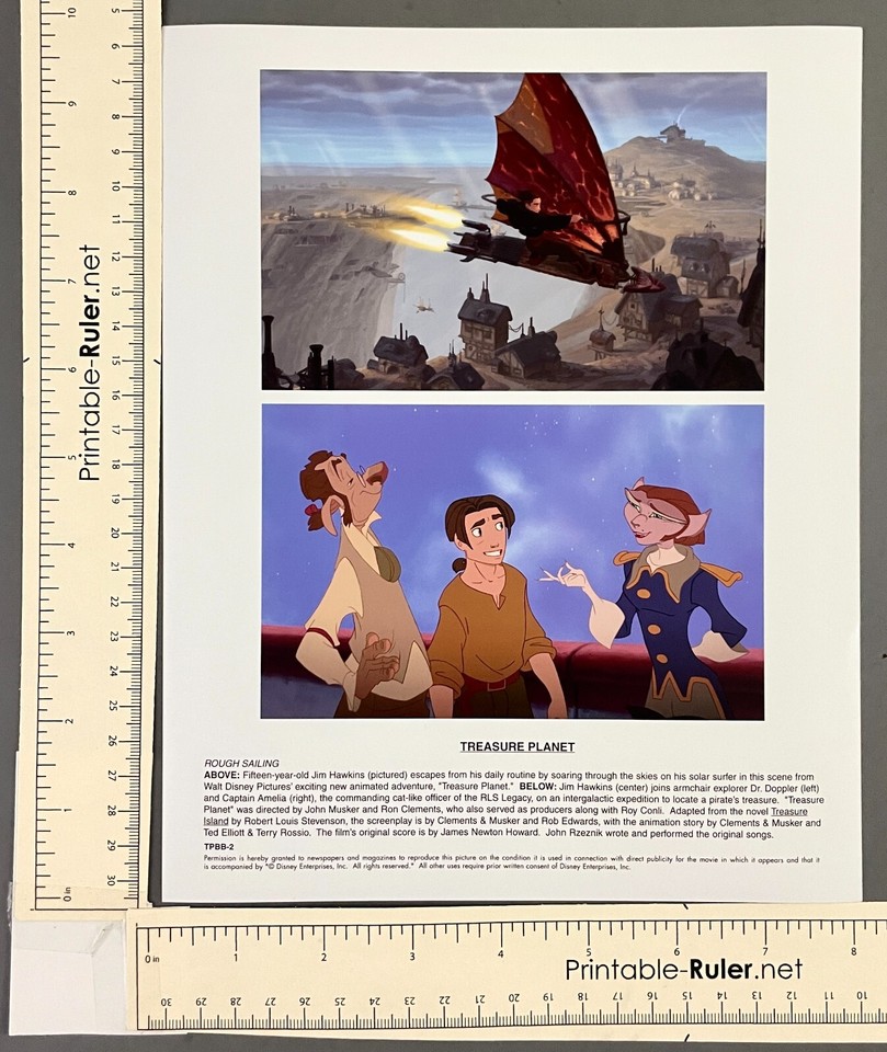 2002 Treasure VTG Movie Promo Photo Reprint Hawkins Capt Amelia