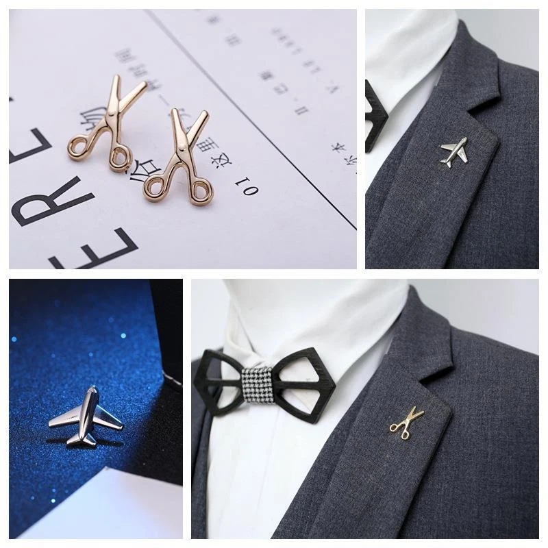 Buy Wholesale China Dress Shirt Brooch Clips For Women 4 Pieces