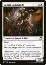 MTG Magic the Gathering Cathar Commando (10/553) Innistrad Midnight Hunt LP