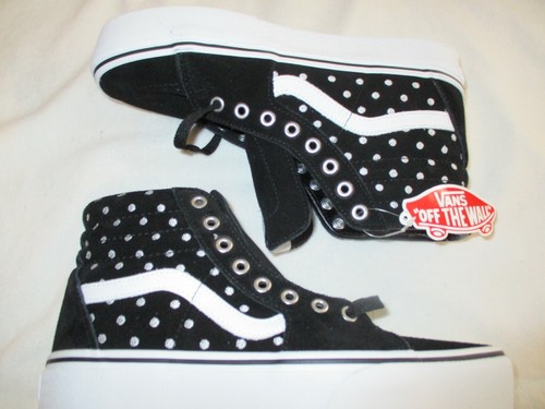 platform vans polka dot