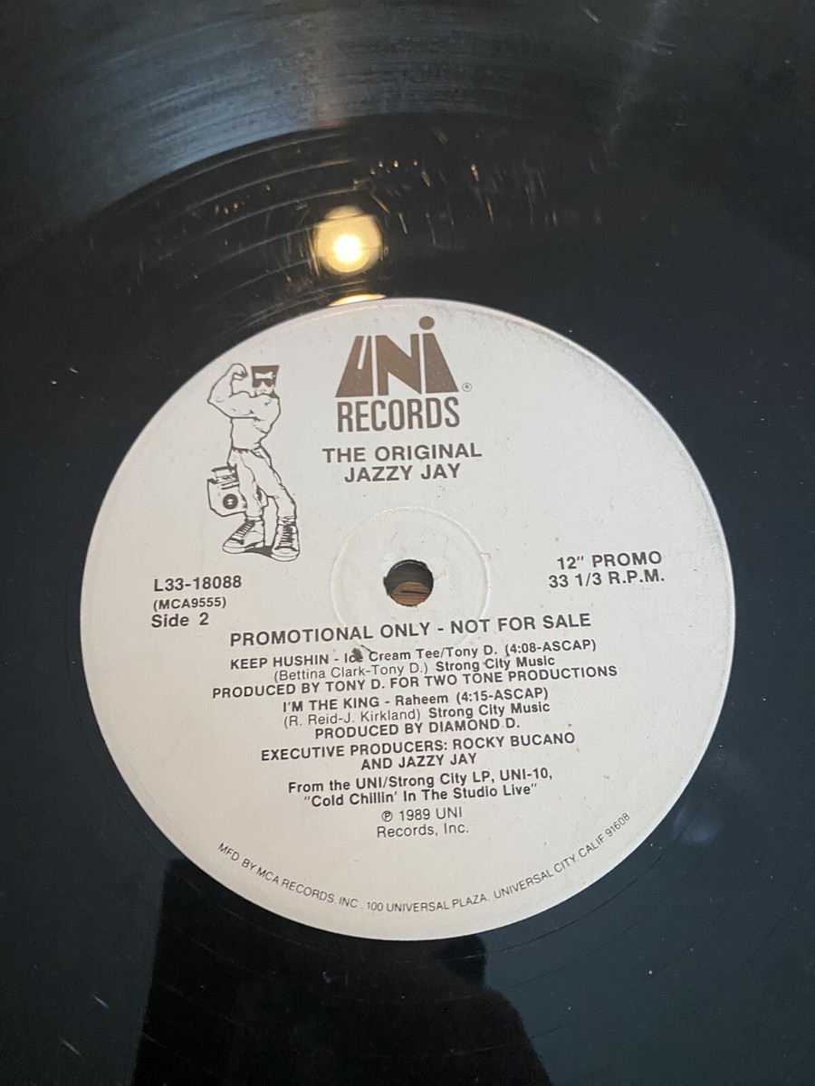 The Original Jazzy Jay-Back To The Lab ② Back To The Lab by The Original Jazzy Jay vinyl 1989 UNI Promo
