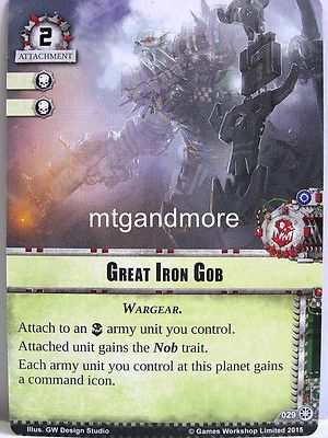 Warhammer 40000 Conquest LCG - Great Iron Gob  #029 - Unforgiven