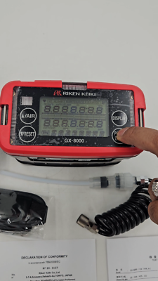 RIKEN KEIKI GX-8000 (EX TYPE A MED) PORTABLE GAS MONITOR [FAST