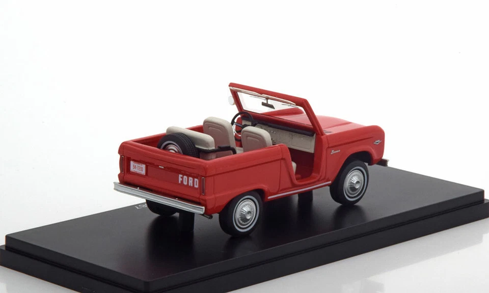 Ford Bronco Roadster 1967 Rosso Neo 47210 1:43 Resina Auto - Immagine 3 di 3