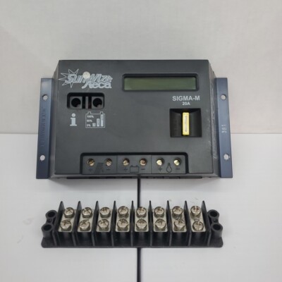 SunWize Steca SIGMA-M Solar Charger Controller 20A 12/24V w/ Connection Block