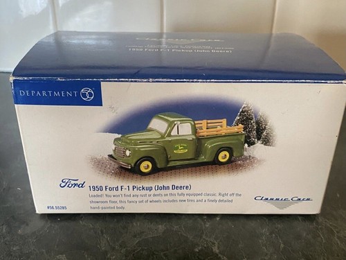 DEPT 56 1950 Ford F-1 Pickup John Deere Village Zubehör Abteilung 56 LKW - Bild 6 von 7