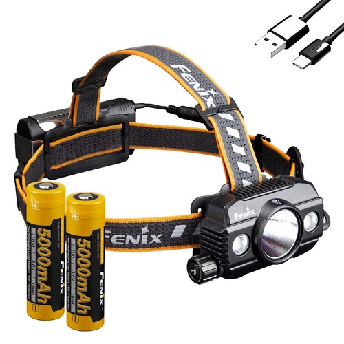 Lampe Frontale Fenix HM55R Rechargeable - 1200 Lumens, Portée 175 M, 141h Autonomie, IP68, Double Faisceau Et Lumière Rouge - 4