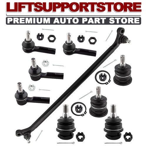 9X Inner Outer Tie Rod Ball Joint Center Link For Nissan Frontier