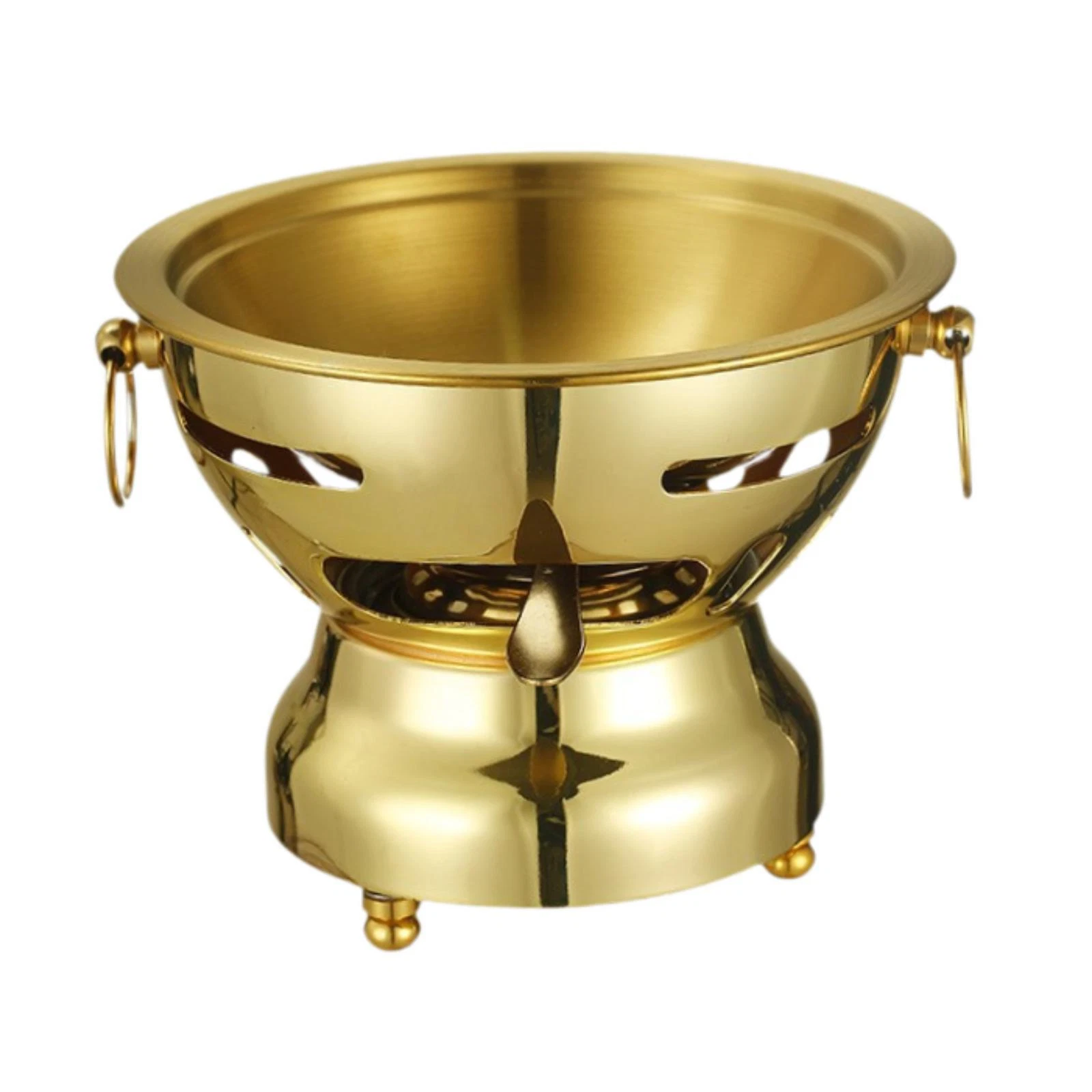 Shabu Hot Pot Stainless Steel Camping Cooker for Restaurant Home Use Parties