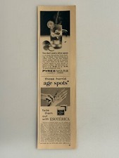 Vintage 1965 Print Ads Advertisement Corning PyrexWare Esoterica Beauty Cream