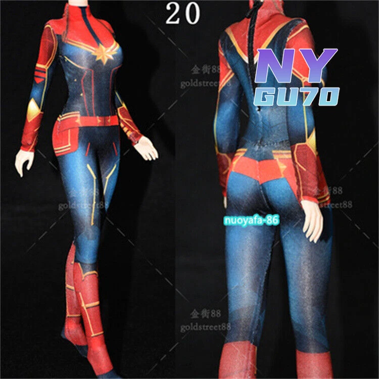 Body 1:6 Capitán Medias Ropa Para 12" Traje Mujer Figura de Acción Foto 3 de 3