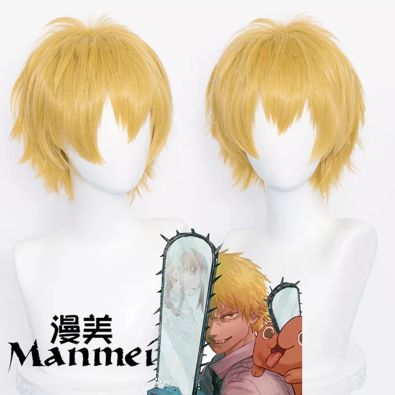 Chainsaw Man Cosplay Anime Denji Short Hair Wig Harajuku Hairpiece Daily