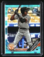 2019 Bowman Marco Luciano Chrome Prospects Aqua Refractor #94/125