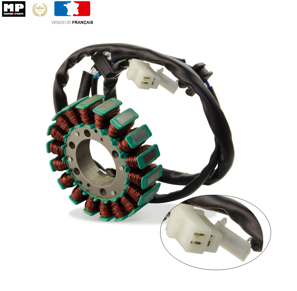 Stator allumage XV250 alternateur bobinage cuivre moto Yamaha Virago XV125