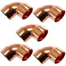 Appli Parts AP-C138B5 1-3/8 90 Degree Elbow Short Turn Copper pipe fittings CxC 