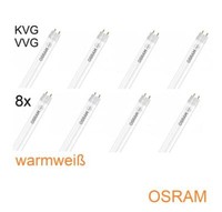 8 X 60Cm Osram G13 T8 Substitube Star Led RöHre 6,6W Wie 18W 3000K Kvg/Vvg