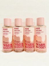Victoria s Secret PINK Creme Warm Cozy Body Mist 8.4 fl oz Pack of 4 Brand New