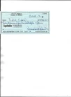 Brooks Robinson autographed check 1991-Baseball Hall Of Fame